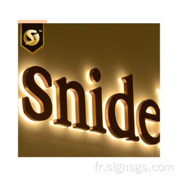 Signe de lettres lumineuses personnalisées Lightbox